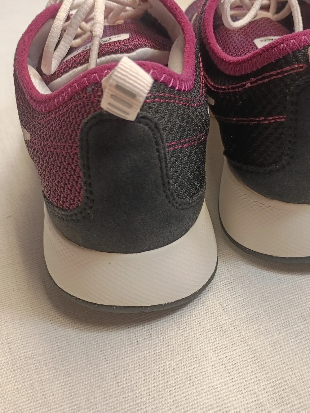 Nike Dualtone Racer Plum/Pink Mesh Sneakers Size 5